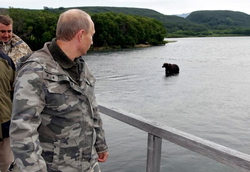 Путин на медведе фотошоп или нет